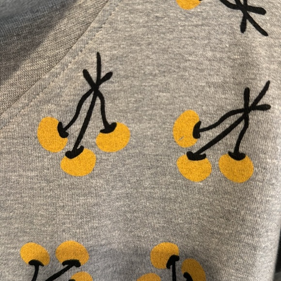 NWT size 6 A MONDAY in Copenhagen Gray Dot Flower Print Anna Dress! - Picture 13 of 16